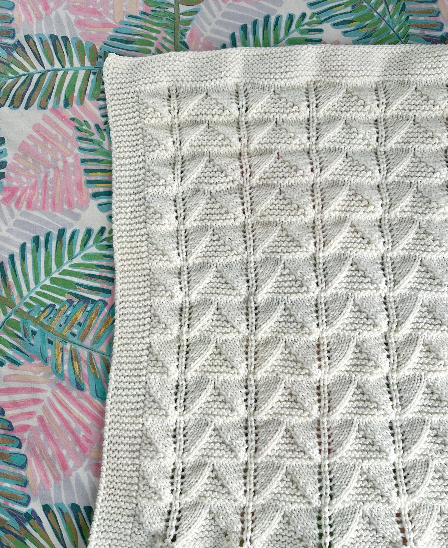 arrow baby blanket knitting pattern edge and stitch definition