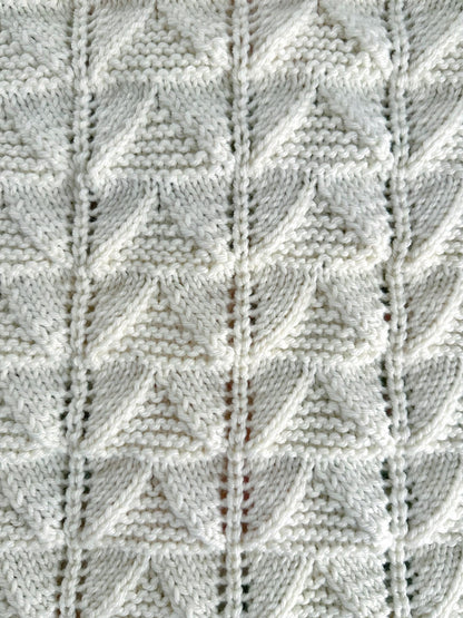 arrow baby blanket knitting pattern arrow stitch texture