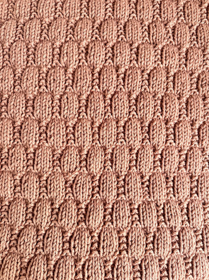 beehive baby blanket knitting pattern beehive stitch texture