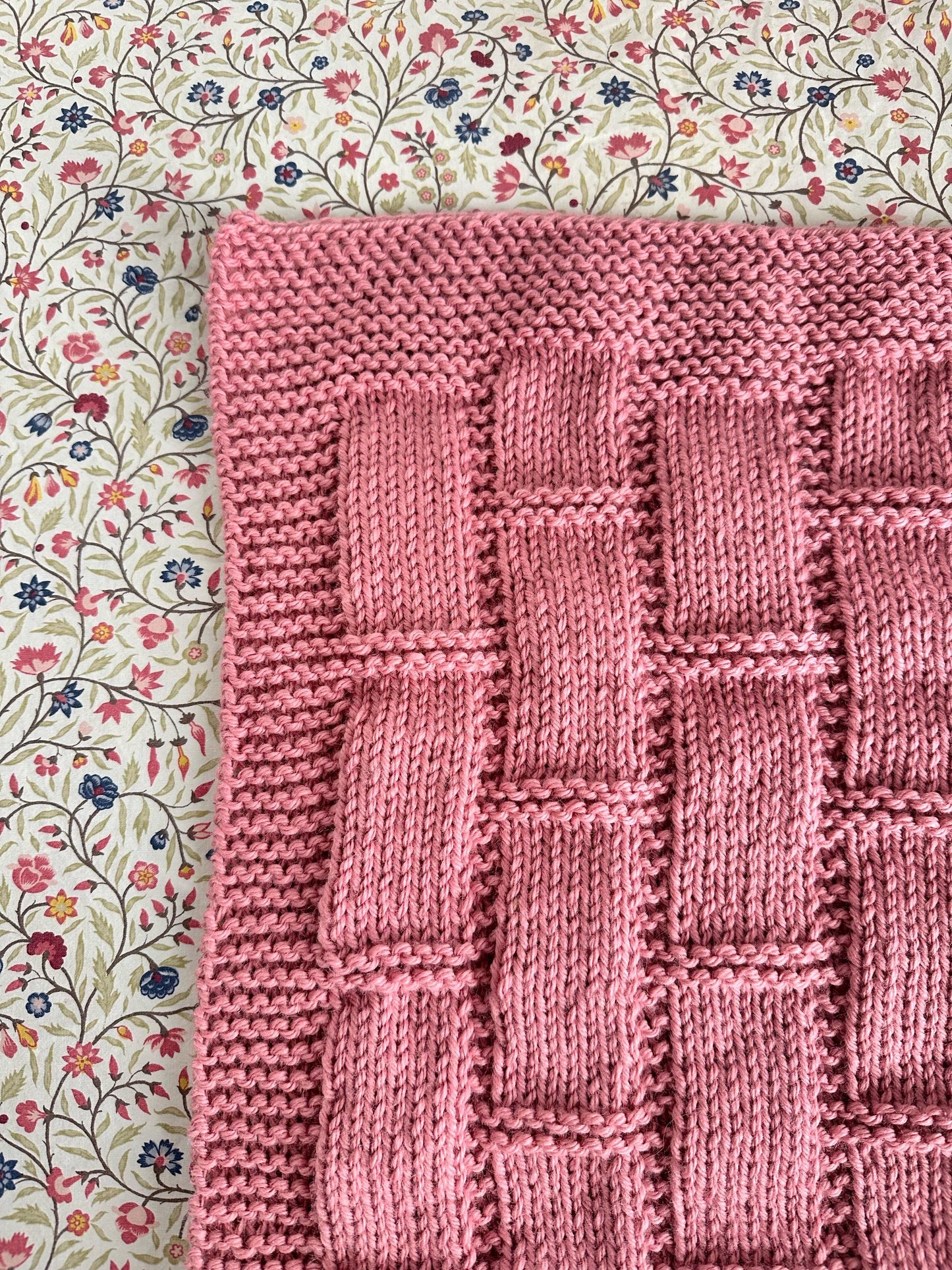 bricks baby blanket knitting pattern edge and stitch definition