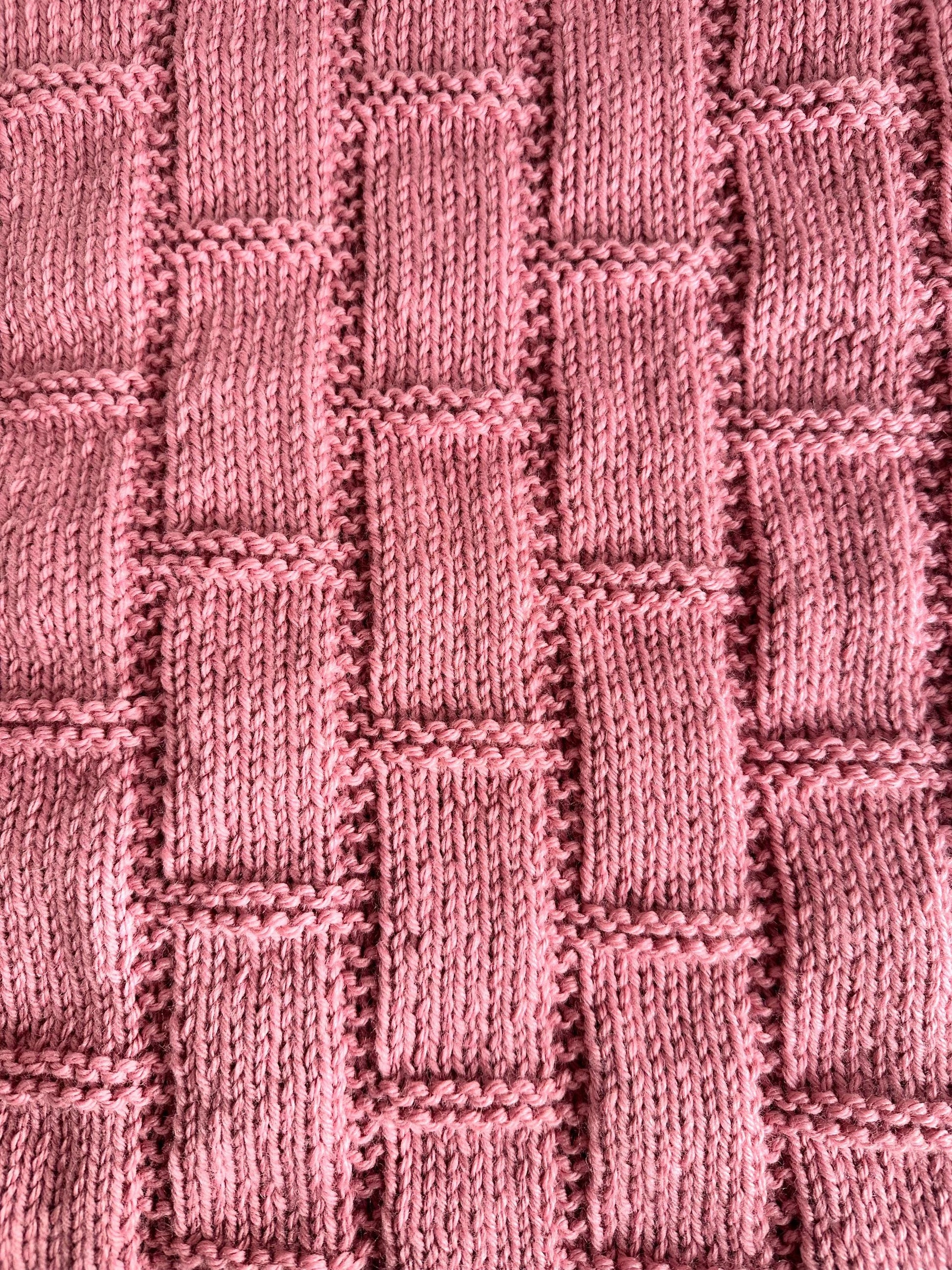 bricks baby blanket knitting pattern bricks stitch texture