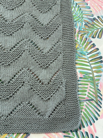 diamond baby blanket knitting pattern edge and stitch definition