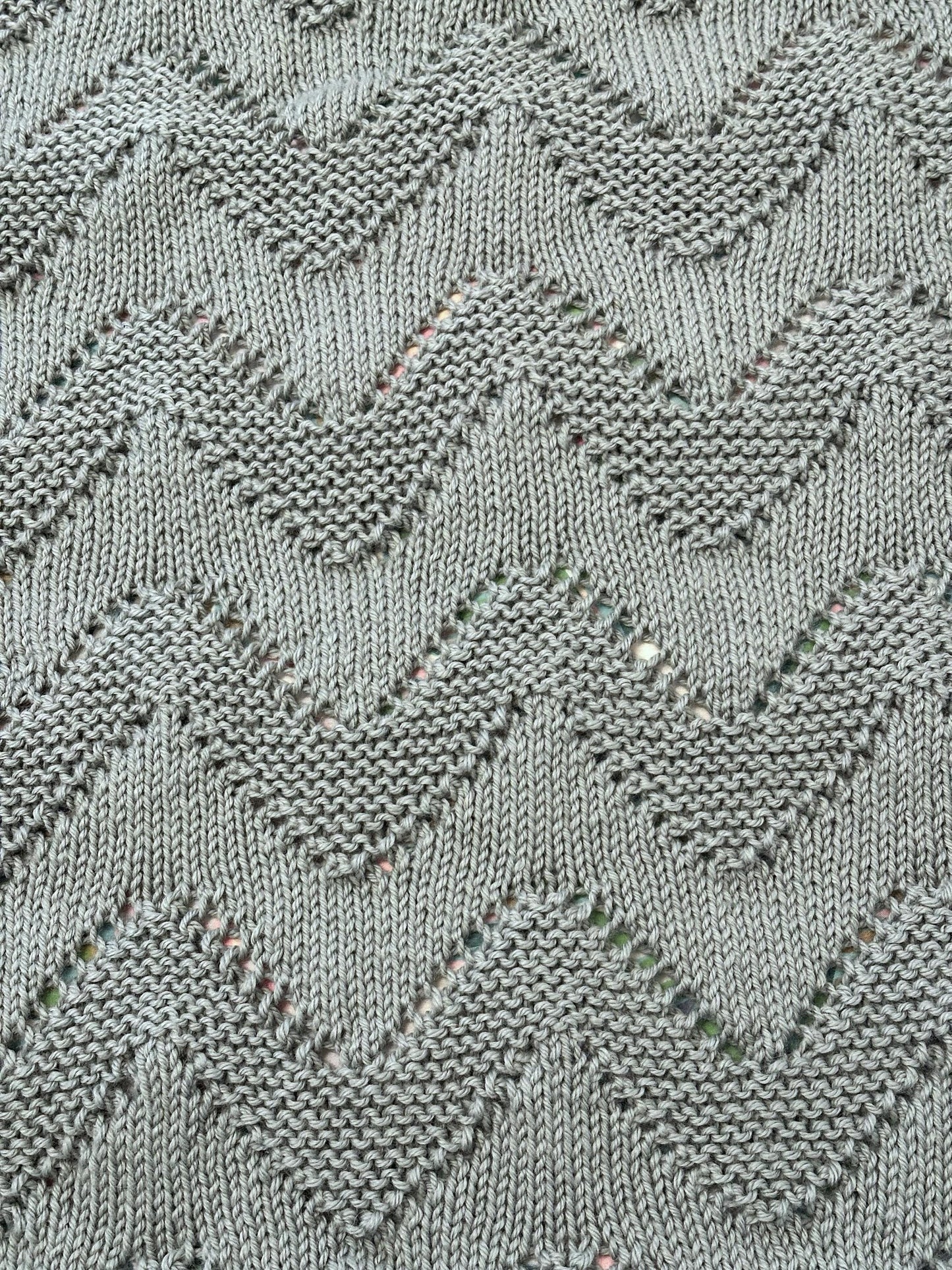 diamond baby blanket knitting pattern diamond stitch texture