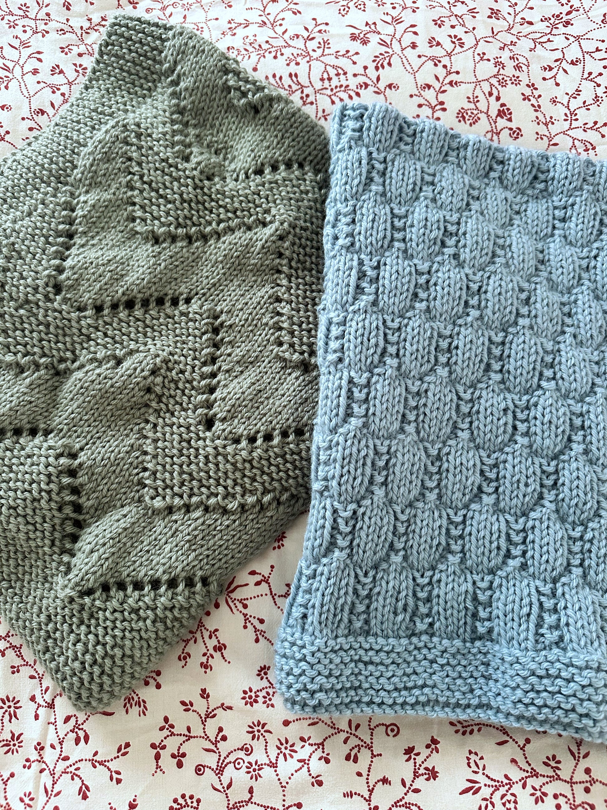 diamond and beehive baby blanket knitting patterns textured detail