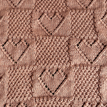 heart baby blanket knitting pattern heart stitch texture