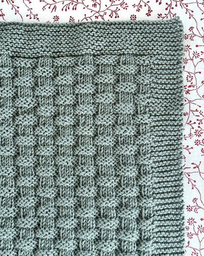 vessel baby blanket knitting pattern edge and stitch definition