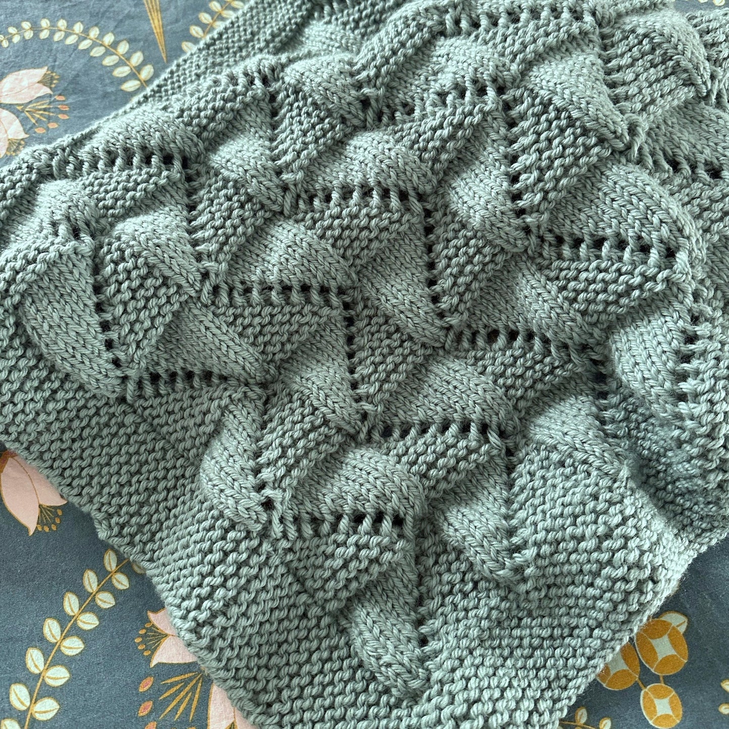 zig zag baby blanket knitting pattern textured knit design