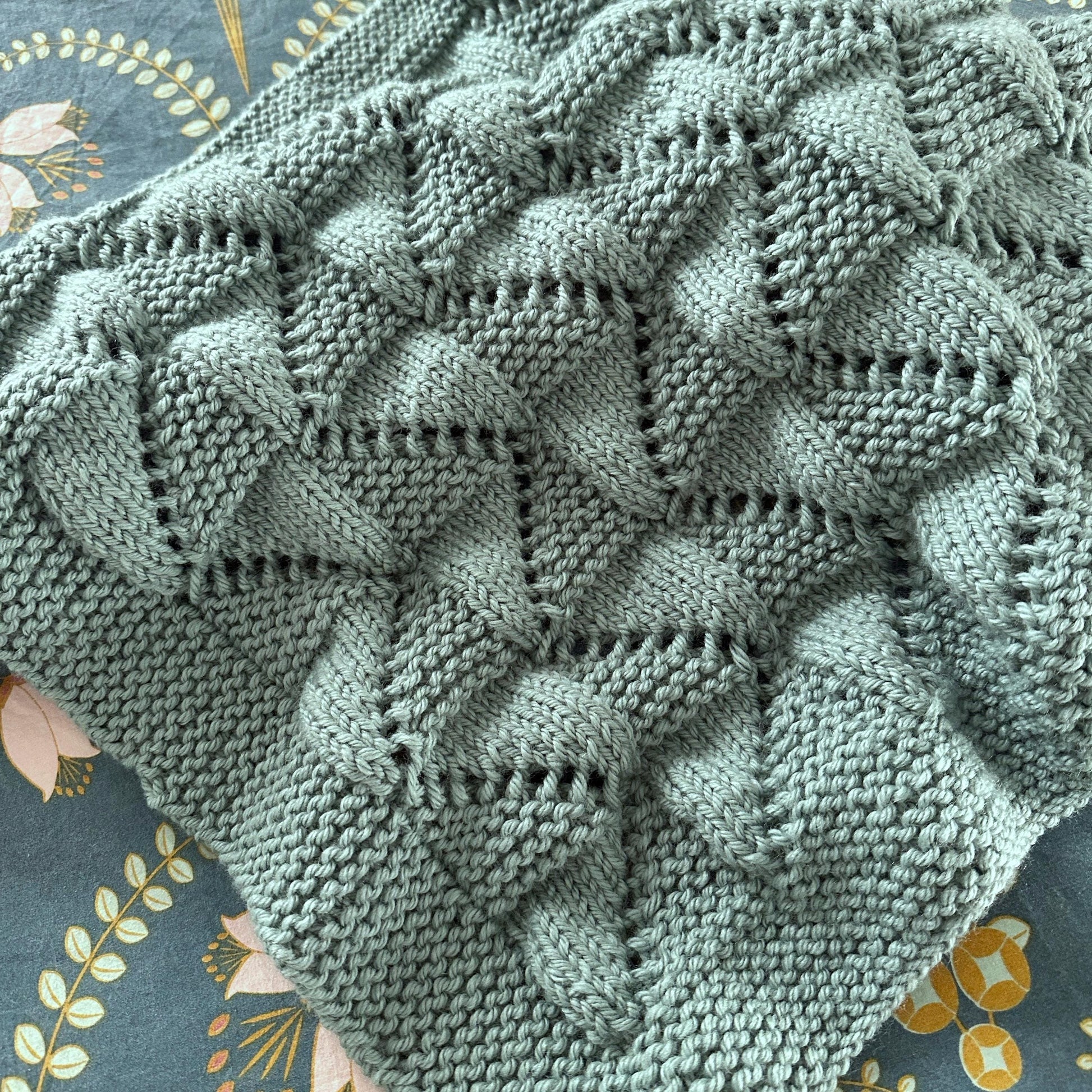 zig zag baby blanket knitting pattern textured knit design